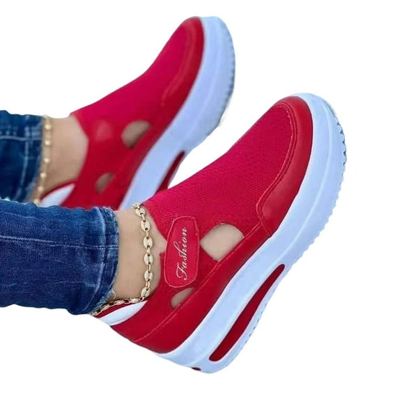Xingzhi Women Platform Mesh Sneakers Casual Breathable Comfortable Shoes Walking Running Sports Tennis Shopping Jogging