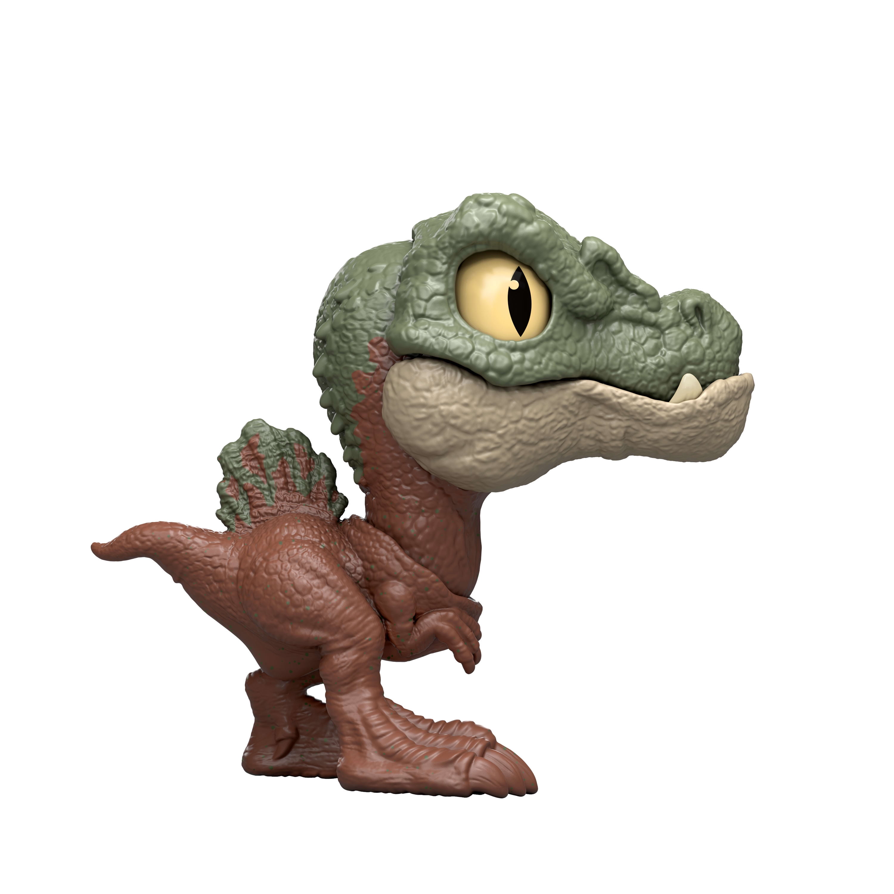 Jurassic World Mighty Little Biters Dinosaur Toy with Bite Action, Eye Change