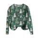 thumbnail image 4 of Suéter de cuello redondo de moda navideña para mujer, blusa holgada informal de manga larga con estampado sin capucha, blusa de poliéster para mujer, 4 of 4