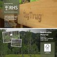 thumbnail image 6 of VegTrug Wall Hugger Cedar Wood Raised Garden Planter, Natural, Medium 1.8m, 6 of 8
