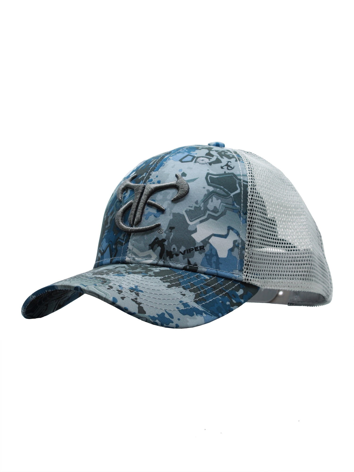 TrueTimber Logo Mesh Back Cap, Viper Aqua, Unisex, OSFM