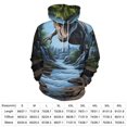 thumbnail image 2 of Dinosaur 3D Pattern 3d Sweatshirts Hoodie Fashion Casual Personality Men's Women Street Hoodie Pullovers Long Sleeve Comfortable Top, 2 of 6