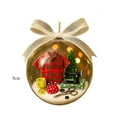 thumbnail image 4 of Holiday Sewing Snow Globe Ornaments Clear Christmas Decorations Festive Hanging Decorations For Christmas Tree And Sewing Craft Room, 4 of 9