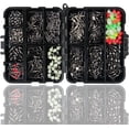 thumbnail image 5 of 170pcs Fishing Swivels Kit Tackle Box Ball Bearing Swivel Rolling Swivel Crossline 3 Way Swivel Duo Lock Snap Assortment Fishing Accessories, 5 of 7