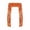 Orange, variant on Womens Cover Up Women's European and American Cutout Knitwear Solid Color Crew Neck Long Sleeve Knitwear Blouse L