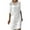 White, variant on IROINNID Dress for Women 2023 Casual Cocktail Wedding Guest Dress Summer Lace Solid Color Short-sleeved Dress Fit&Flare Dress,White
