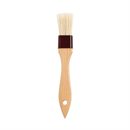 

Mrs. Anderson s Baking Solid-Ferrule Pastry Basting Brush Natural Boar Bristles 1-Inch Wide x 8-Inches Long