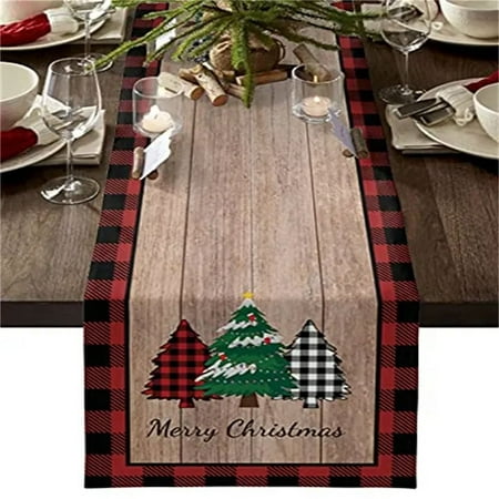 

dosil Halloween Style Table Runner Christmas Printing Tables Flag Durable Wedding Kitchen Tables Decor And Accessories For The Table