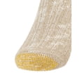 thumbnail image 7 of GoldToe Edition Women's Marled Slub Short Crew Socks Assorted, 3 Pairs, Size 6-9, 7 of 7