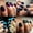 4PC, variant on Press on Nails Short Square Fake Nails False Nails with Designs Gradient Glue on Nails 4 Color Full Cover Glossy Stick on Nail for Women Manicure