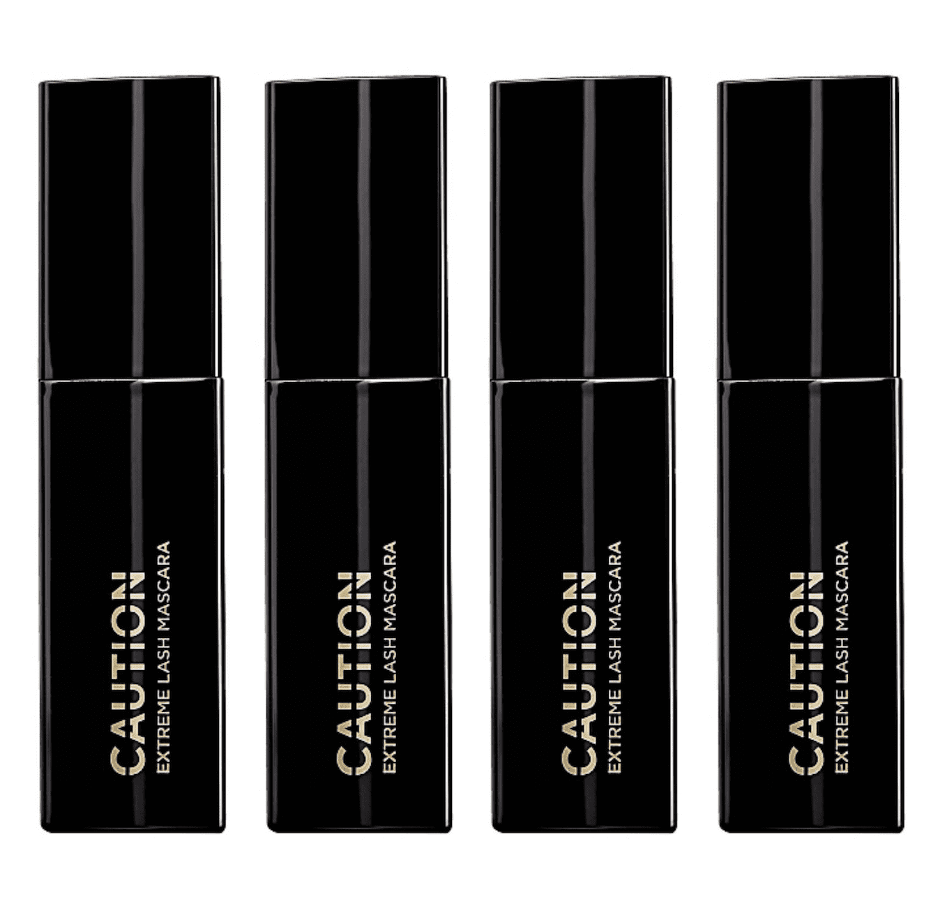 Hourglass Lot of 4 HOURGLASS Caution Extreme Lash Mascara Black 0.12