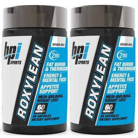 BPI BPI Sports Roxylean Extreme Fat Burner and Weight Loss Supplement, 120 Count ( 2 Packs of 60