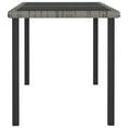 thumbnail image 3 of vidaXL 5 Piece Garden Dining Set Poly Rattan Grey, 3 of 3
