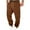Brown, variant on SGFCWSX Men's Cargo Sweatpants, Drawstring with Pockets Workwear Elastic Waist Joggers Khaki XL