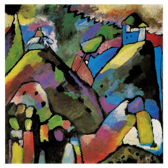 21"x22" Fine Art Quality Poster :: Improvisation 9, 1910 - Wassily Kandinsky