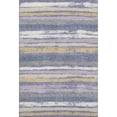 thumbnail image 2 of Addison Rugs Mayfield Premium Machine Washable Transitional Stripes Purple Rectangle Rug, 8' x 10', 2 of 6
