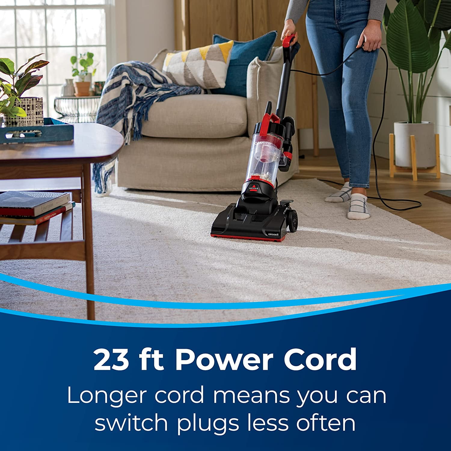 BISSELL CleanView Corded Bagless Pet Upright Vacuum 3533