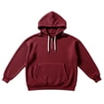 thumbnail image 5 of Men Waffle Knit Half Zip Hoodie Sevevn Long Sleeve Drawstring Hooded Sweatshirt With Front Kangaroo Pocket For Casual Daily Wear Outdoor Activities And Weekend Street Outfits, 5 of 6