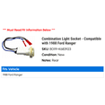 thumbnail image 2 of Combination Light Socket - Compatible with 1988 Ford Ranger, 2 of 2