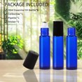 thumbnail image 2 of Keigocare 8 Pack 10ml Essential Oil Roller Bottles,Blue Glass Roller Balls for Essential Oils,Empty Rollerball Bottles for Travel Refillable Roll on Perfume Bottles with Black Caps, 2 of 6