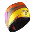 thumbnail image 6 of WOW Motorcycle Full Face Helmet Street Bike BMX MX Youth Kids HKY-B15 Spider Orange, 6 of 8