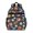 Football and Tennisball Navy Pattern, variant on Football and Rugby Navy Pattern Cute School Backpack Bag for School with Padded Back and Adjustable Shoulder Straps 15.25"x11.5"x5.25"