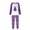 Purple-Mom, variant on Zwiiyzr Family Christmas Pajamas Matching Sets for Kids Parent Child Christmas Set Printed Home Clothes Pajamas Long Sleeved Jumpsuit Kid'S Style Purple-Kids