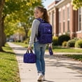 thumbnail image 6 of 3-Piece Space Galaxy Backpack Set Boys Primary Junior Middle School Daypack Students Grades 3-6 Lunch Bag Pencil Case, 6 of 7