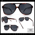 thumbnail image 2 of Polarized Mens Classic Oversized Racer Sport Plastic Sunglasses Tortoise - Black, 2 of 8
