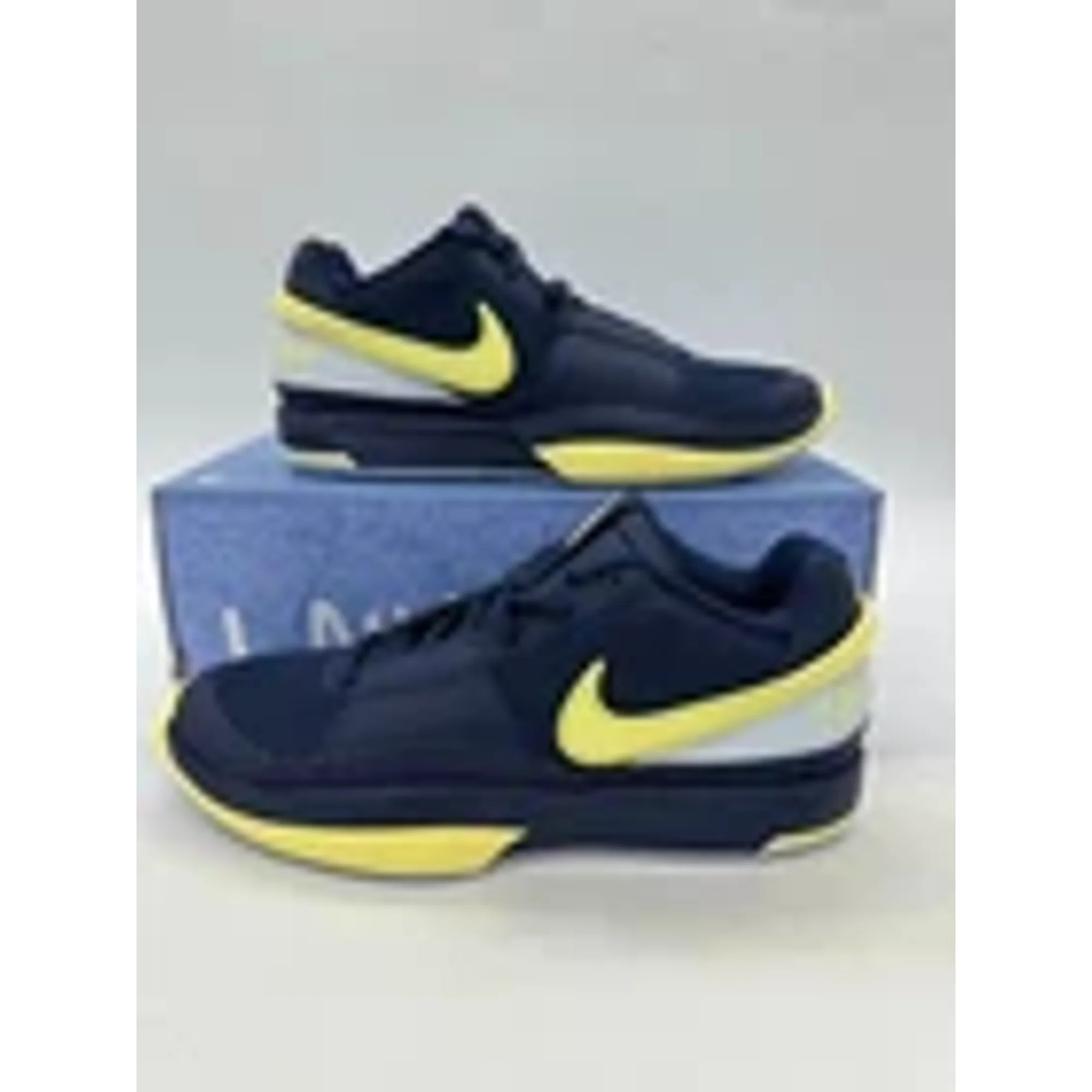 Nike JA 1 Men's Size 10.5 Navy Blue Yellow Basketball Shoes