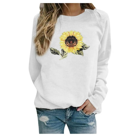 Summer Last Clearance HIMIWAY Stay Cozy and Chic with Our Trendy Women s Sweater a Musthave for Every Fashionista! Soft and Trendy Women s Knit Top White S