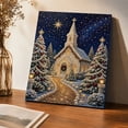 thumbnail image 3 of MM9QWE DIY Christmas Pearl Diamond Painting Kit, 5D Pearl Art Craft for Adults and Beginners, Christmas Church Wall Decor, Holiday Gifts (Church Design), 3 of 6