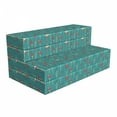 thumbnail image 1 of Floral Foldable Mattress, Simplistic Crocuses, 78.7" x 47.2", Dark Seafoam Multicolor, by Ambesonne, 1 of 4