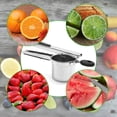 thumbnail image 4 of Patata Ricer Prensa de mano Limón Naranja Sandía Exprimidor de papa Acero inoxidable MABOTO  Trituradora manual, 4 of 7