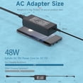 thumbnail image 4 of Cable de alimentación Syfrufo DC 19 V 2.53 A 48 W compatible con Samsung TV, 4 of 6