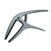 Ernie Ball Axis Dual Radius Capo Steel Satin for Electric, Acoustic Guitars, Blue