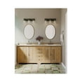 thumbnail image 4 of Calhoun Collection 3-Light Antique Bronze Farmhouse Style Bath Vanity Light with Clear Glass Shades, 4 of 15