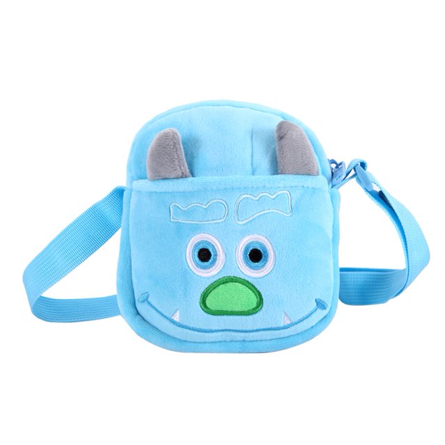 Bolso de hombro portátil lindo para niños bolso de animales de dibujos animados bolso de bebé para niña azul