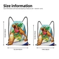 thumbnail image 4 of Lsque Scooby-Doo Print Drawstring Backpack Bag Sport Gym Sackpack Cinch Bags Drawstring Bags Draw String Sport Bag-Medium, 4 of 8