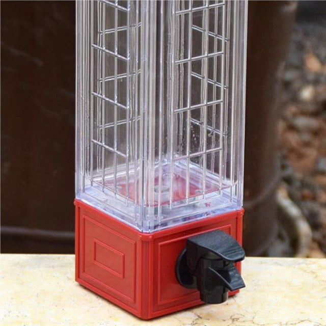 Retro London Telephone Booth Shape Beer Dispenser Simple Drink & Beverage Dispenser Homebrew Beer Dispensing Stand for Party Bar Restaurant