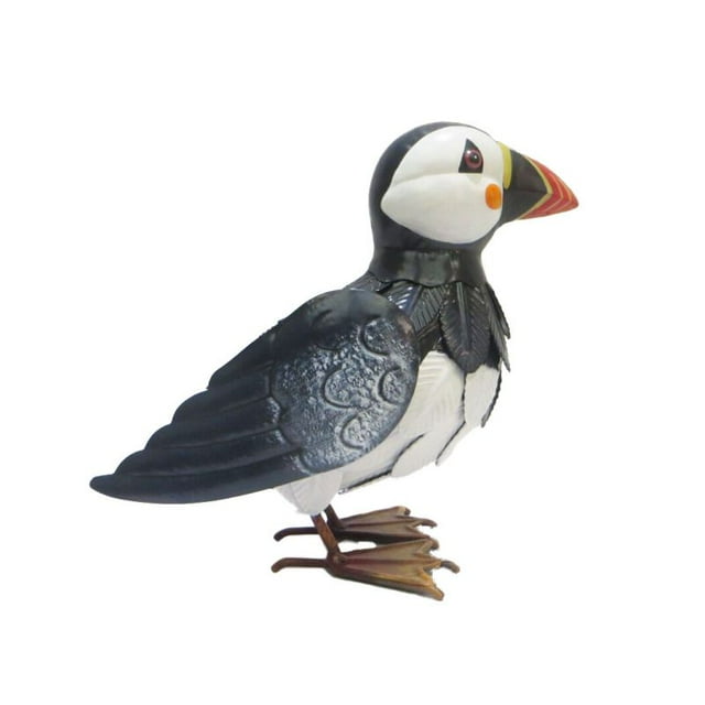 Metal Puffin Figurine