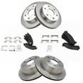 thumbnail image 3 of TRQ Premium Posi Ceramic Disc Brake Pad & Rotor Kit Front Rear Fits Select GM, 3 of 5