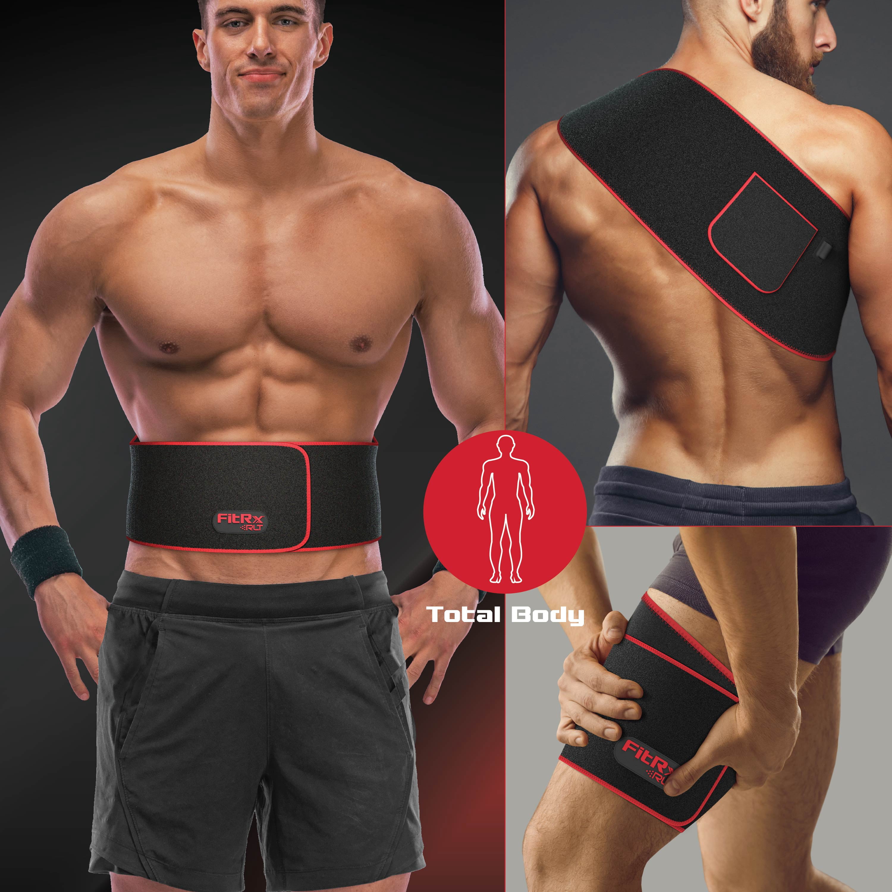 FitRx Heated Massage Belt with Remote Control and Adjustable Timer