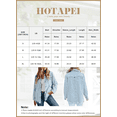 thumbnail image 5 of HOTAPEI Denim Jackets for Women Oversized Jean Jacket Raw Hem Denim Jacket Casual Boyfriend Jean Jacket With 4 Pockets, 5 of 5