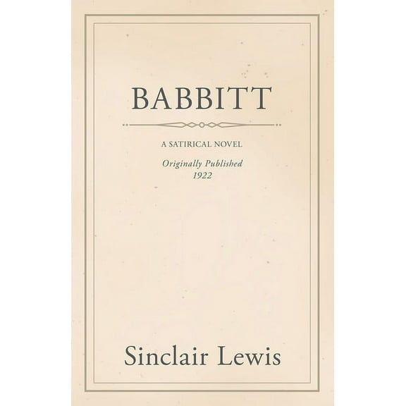 Babbitt, (Paperback)