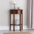 thumbnail image 3 of Design House Demilune Hall Stand in Pecan, 3 of 18