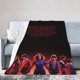 thumbnail image 2 of Manta de Stranger Things, manta de felpa grande y súper suave para niños, niñas y adultos jóvenes, manta de franela cálida y acogedora para sala de estar, sofá cama para todas las estaciones, 40 x 30, 2 of 8