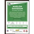 thumbnail image 2 of Marlon Davidson Rookie Card 2020 Donruss Optic Rookies Autographs Purple #135, 2 of 2