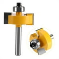 thumbnail image 3 of Est Acheter Routeur Bit - 1/2 "H - 1/4" Tige Feutre Routeur Bit avec 7 Roulements Fixés pour Bois Massif Panneau de Particules de Contreplaqué, 3 of 8
