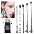 thumbnail image 3 of MesaSe 5pcs Magic wand makeup brush Set Silver  Beauty Tools, 3 of 8